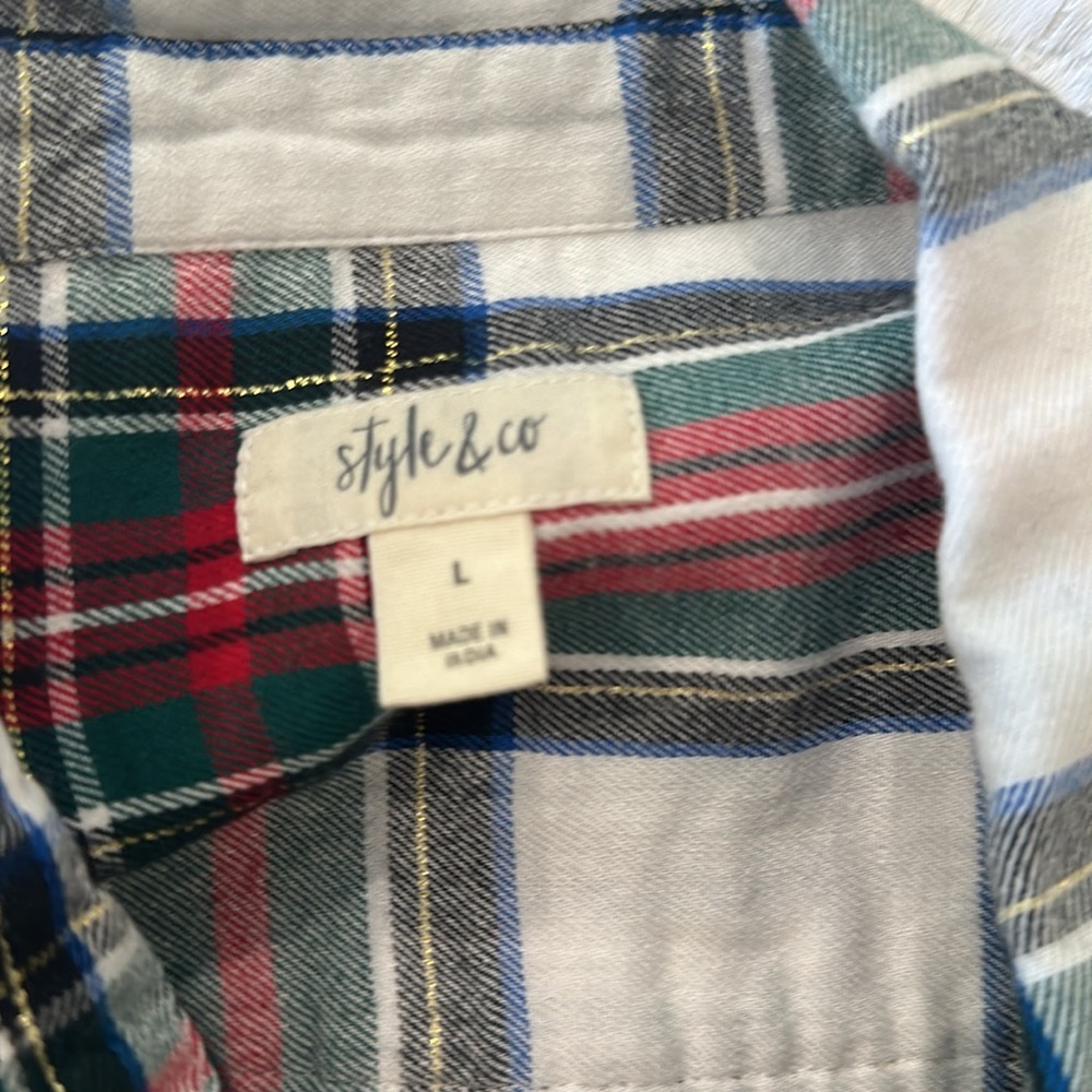 Flannel button up - Picture 3 of 3